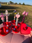*Universal Size Heart Pen Stand with Tray (21mm)