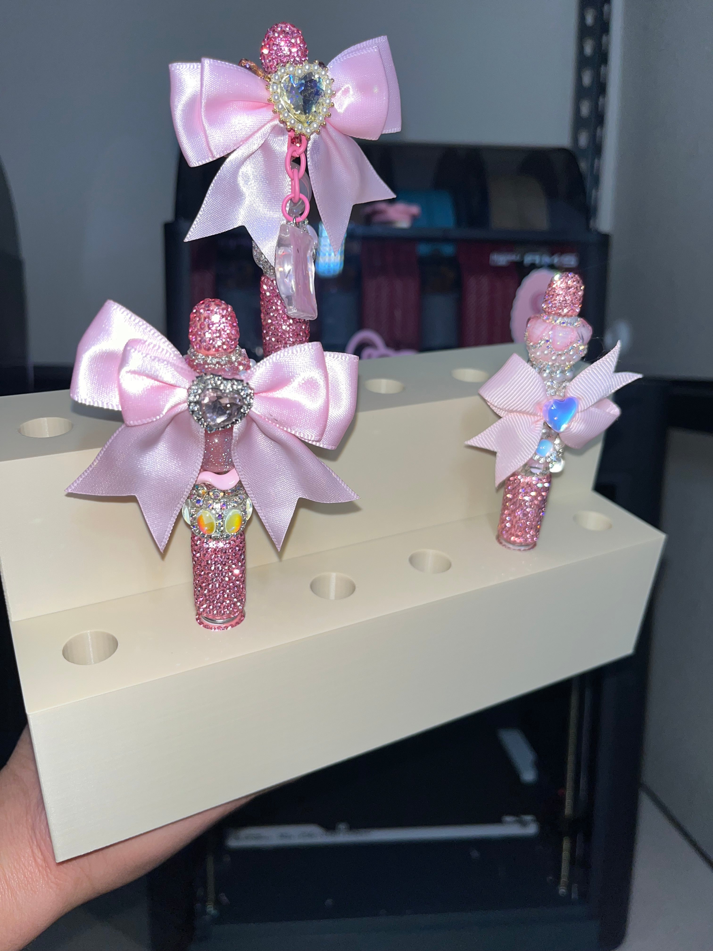 Pen Display for 12 Clay Rhinestone Pens (15mm)