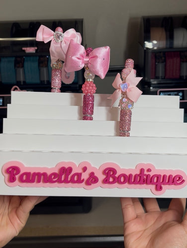 Name Plate for Tier Displays