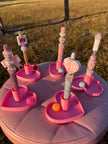 *Universal Size Heart Pen Stand with Tray (21mm)