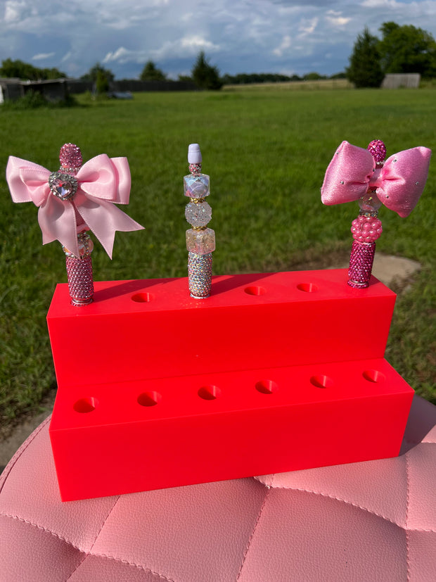 Pen Display for Clay Rhinestone Pens (fits 12 pens)