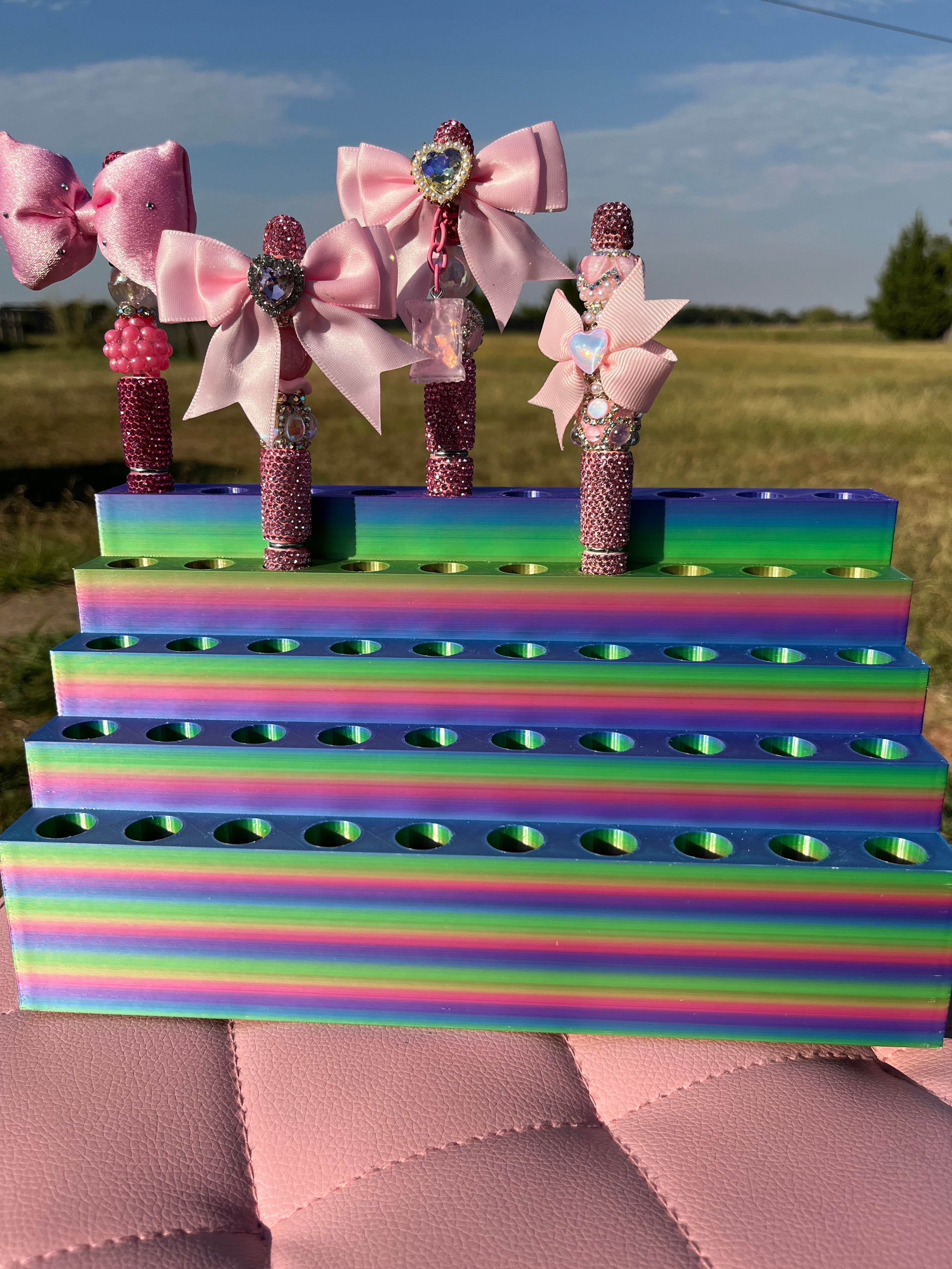 Pen Display for 50 Clay Rhinestone Pens (15mm)