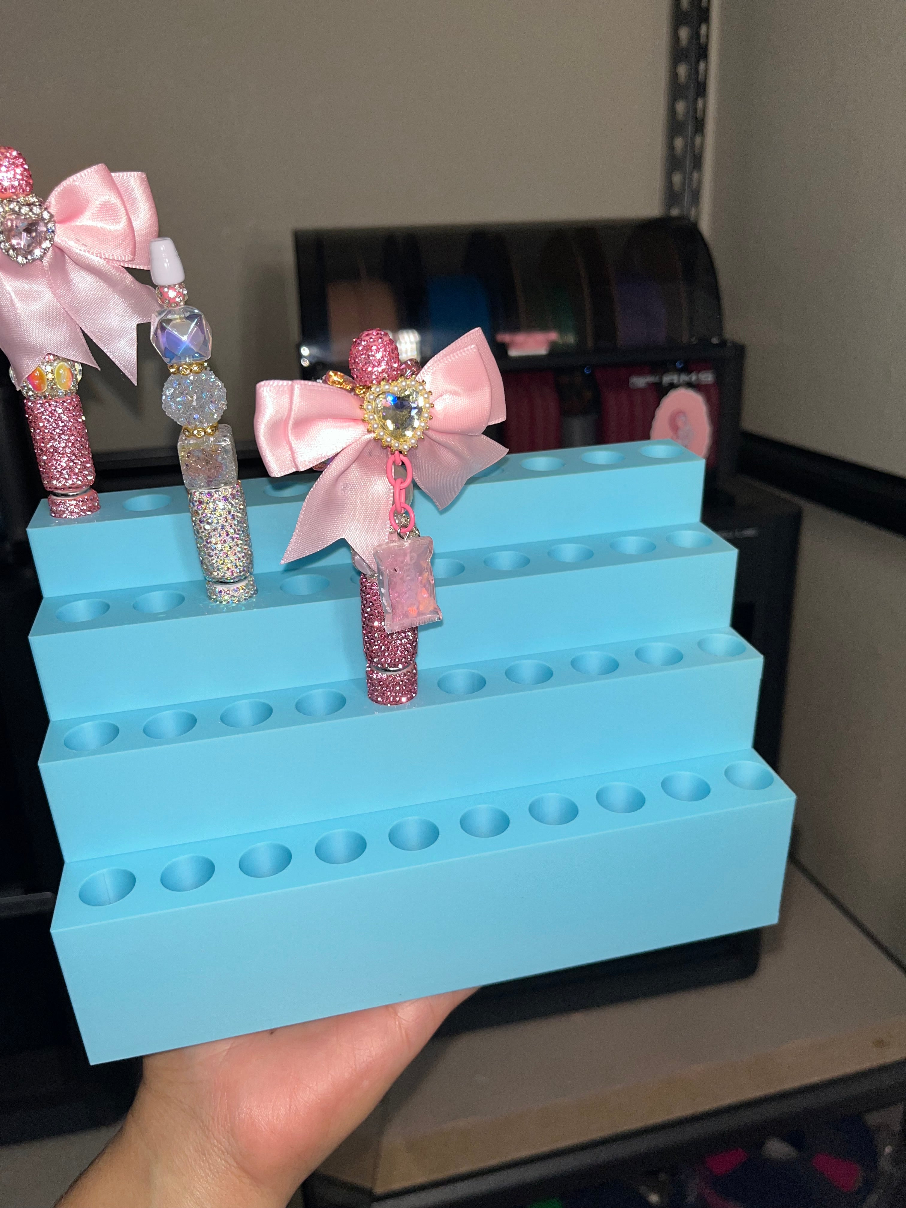 Pen Display for 40 Clay Rhinestone Pens (15mm)