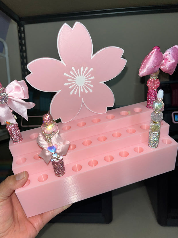 Pen Display for 30 Rhinestone Pens with Blossom design (15mm)
