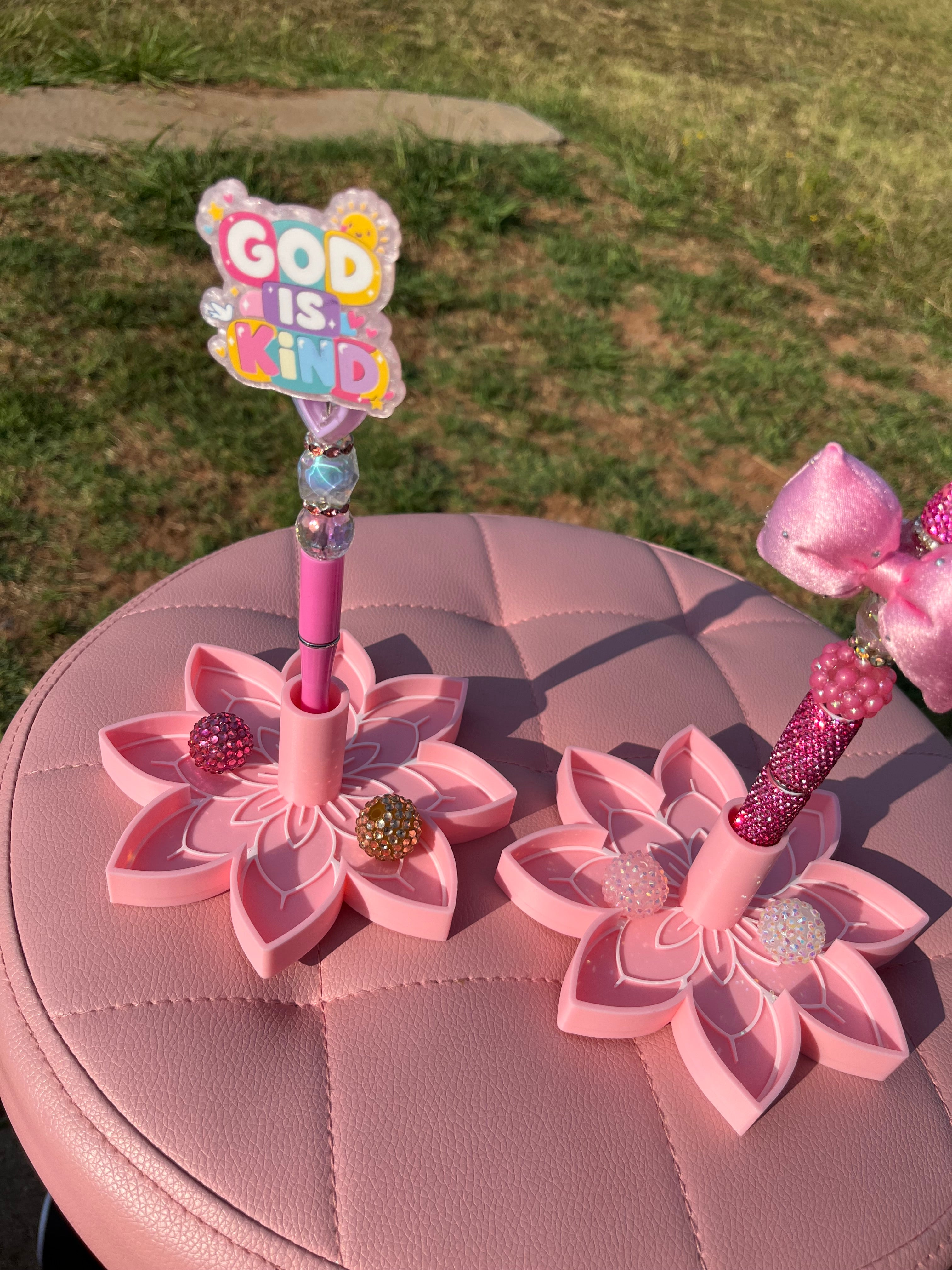 Flower Pen Stand with Tray