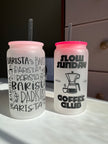 Barista/Slow Sunday Coffee- 16oz frosted glass cups
