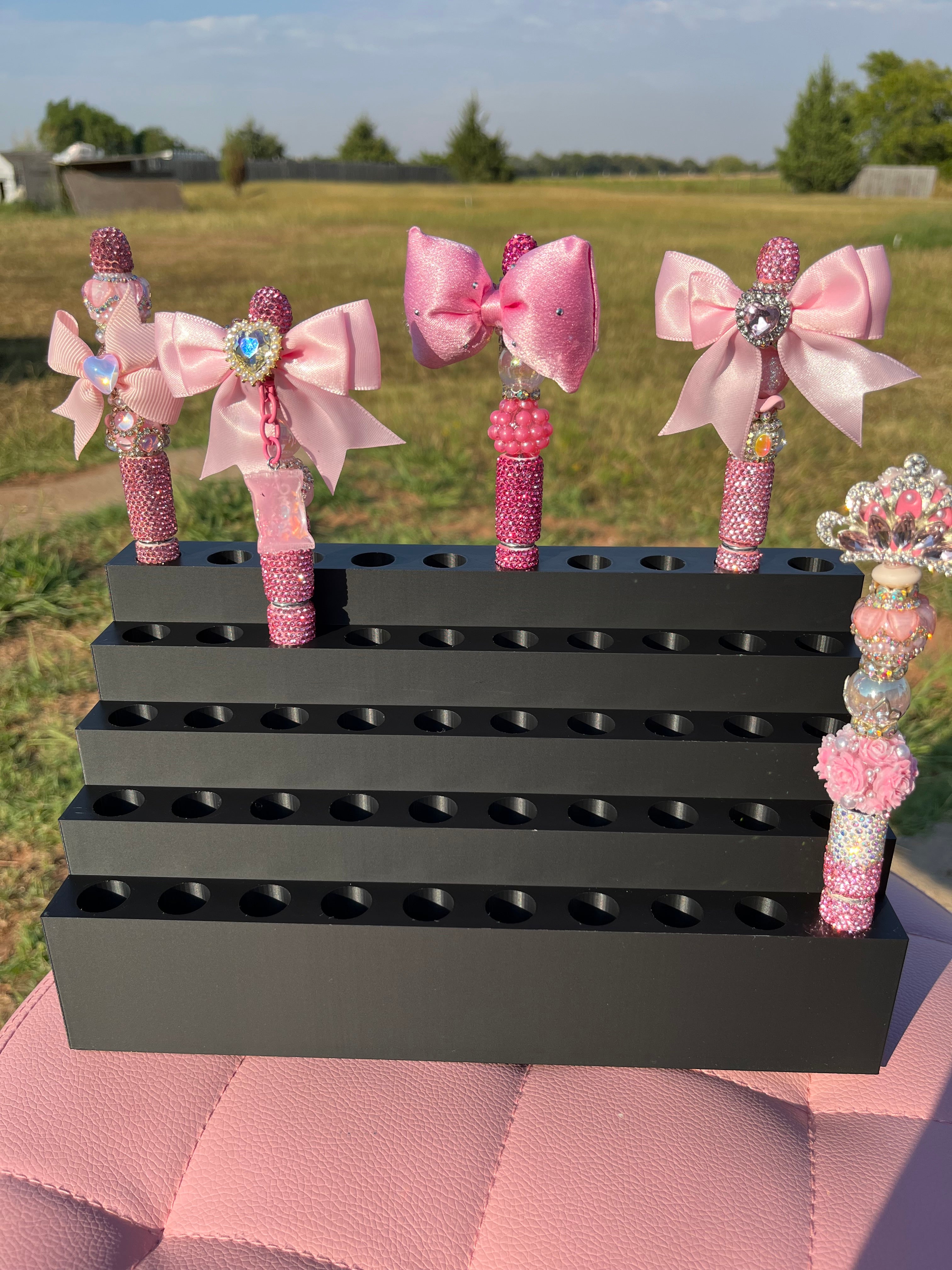 Pen Display for 50 Clay Rhinestone Pens (15mm)