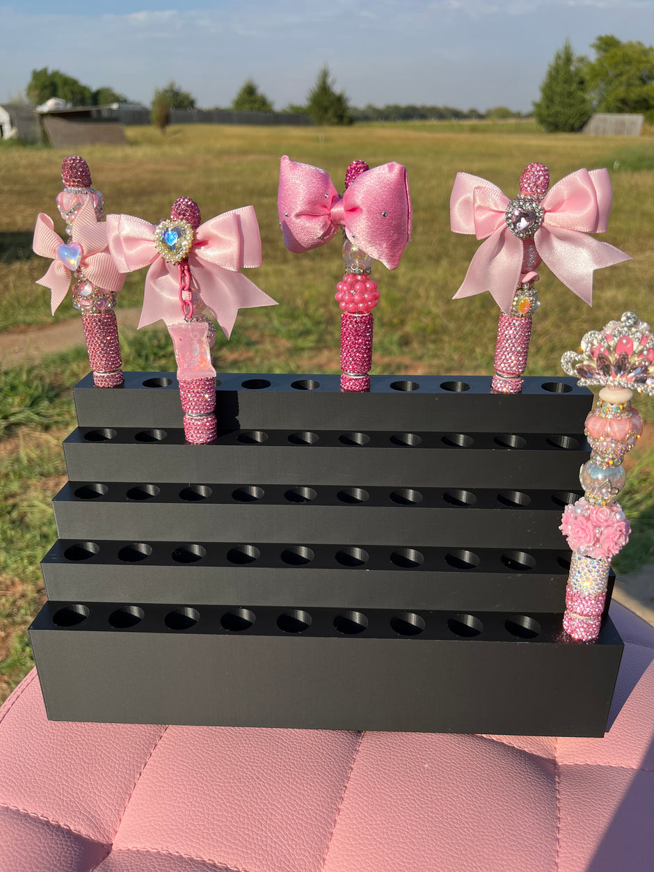 Pen Display for 50 Clay Rhinestone Pens (15mm)
