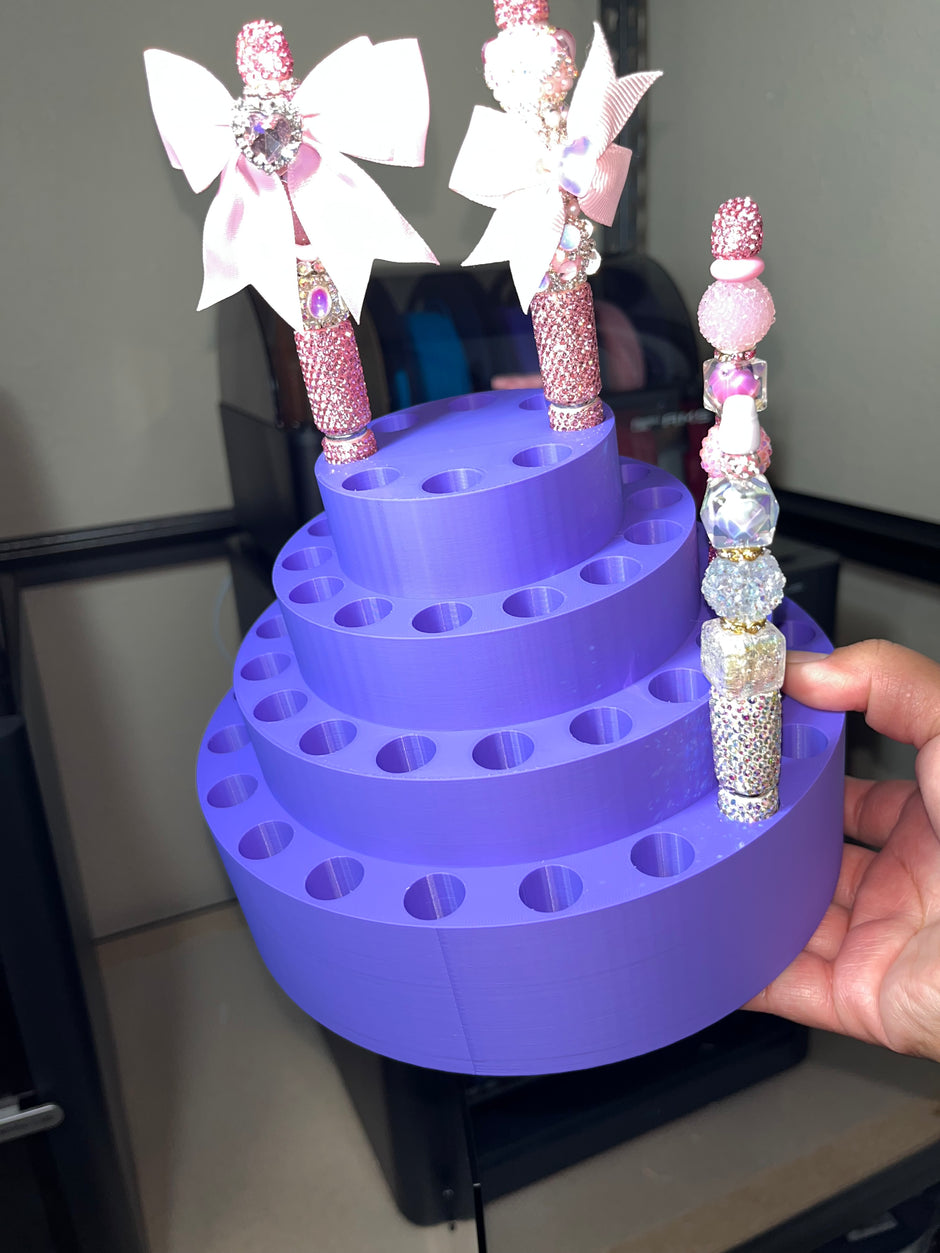 Round Pen Display for Fancy Clay Rhinestone Pens (fits 60 Pens)
