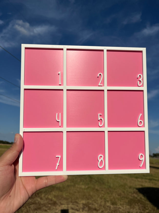 Claim Board 1-9