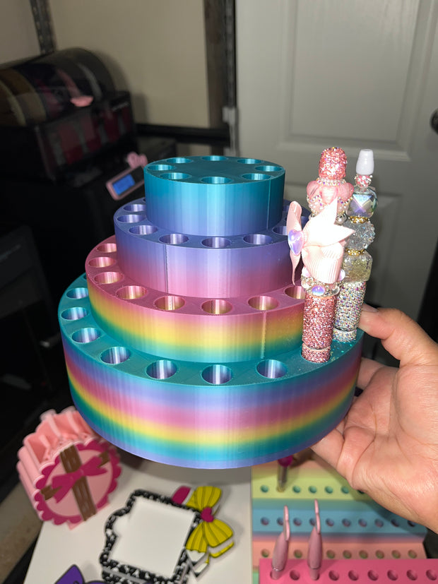 Old Design 3D Printed Round Pen Display for Fancy Pens