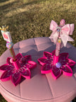 Flower Pen Stand with Tray for Regular or Rhinestone Pens