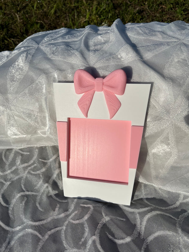 Bow Sticky Notes Holder