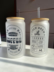 Cold Brew Coffee - 16oz frosted glass cups