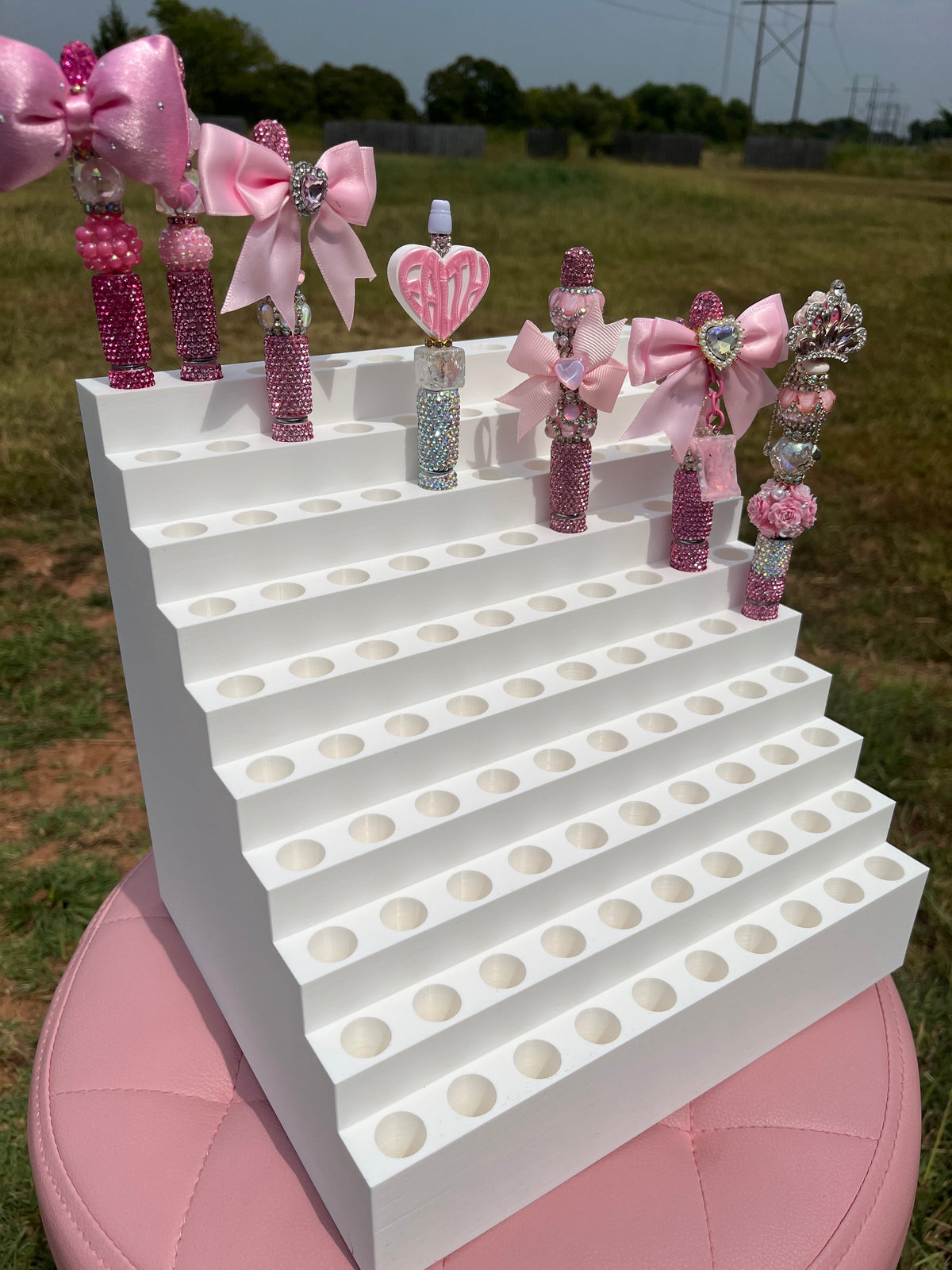 Pen Display for 100 Clay Rhinestone Pens (15mm)