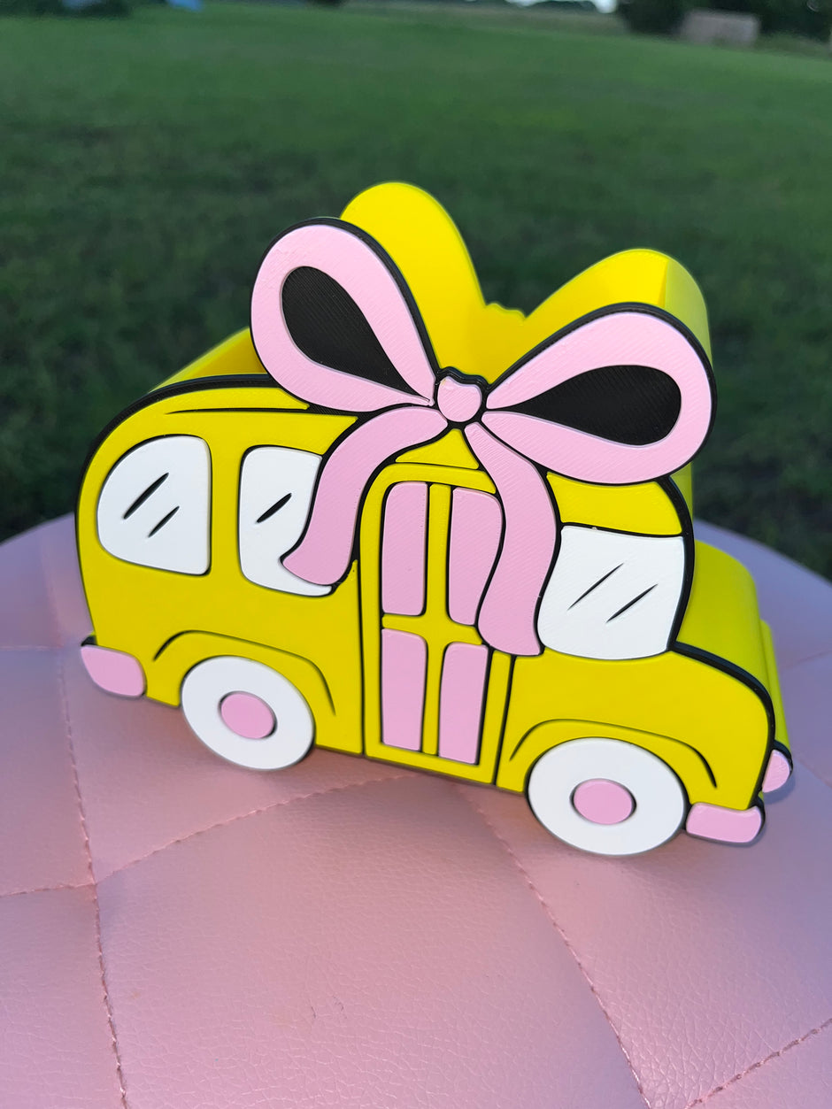 School Bus Pen Holder