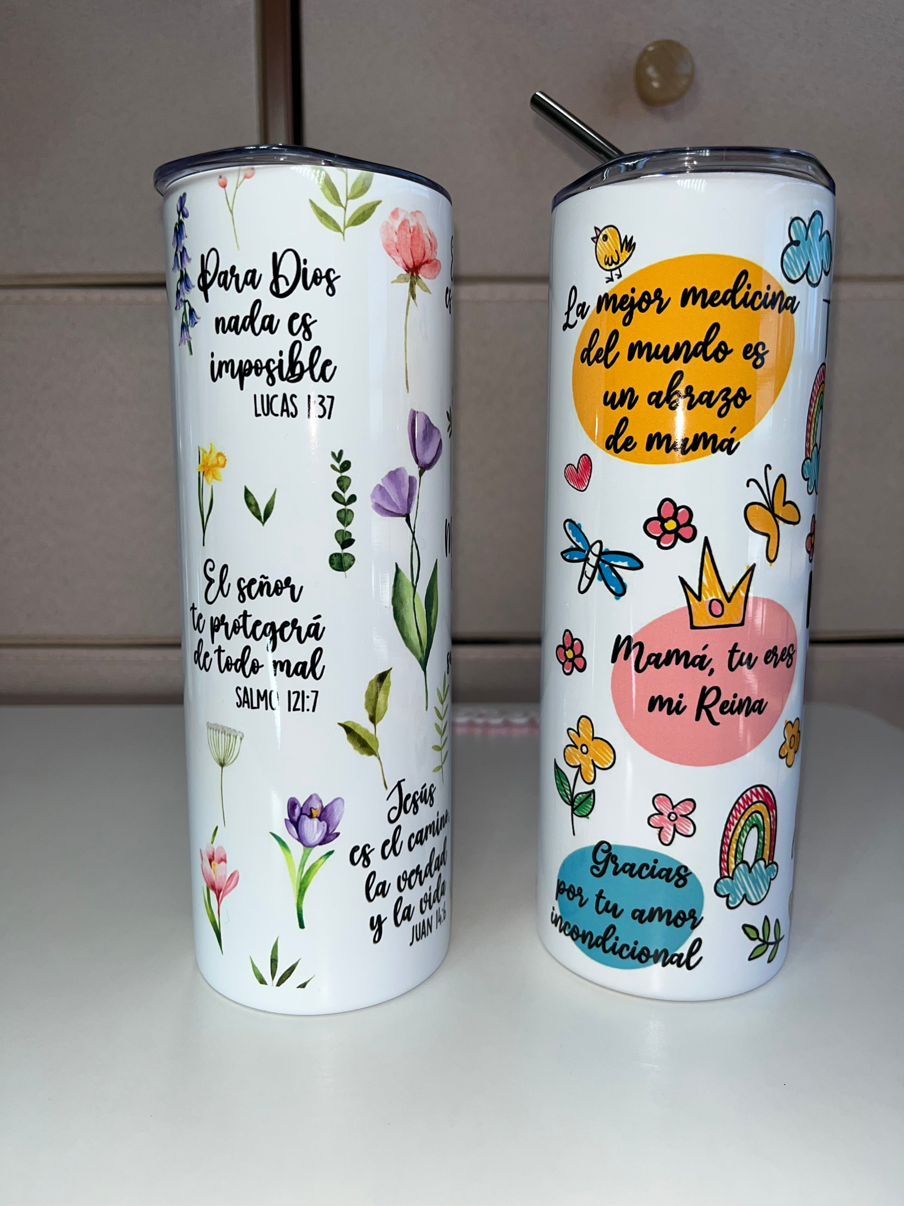 Mujer Virtuosa 20oz stainless steel tumblers