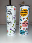 Mujer Virtuosa 20oz stainless steel tumblers