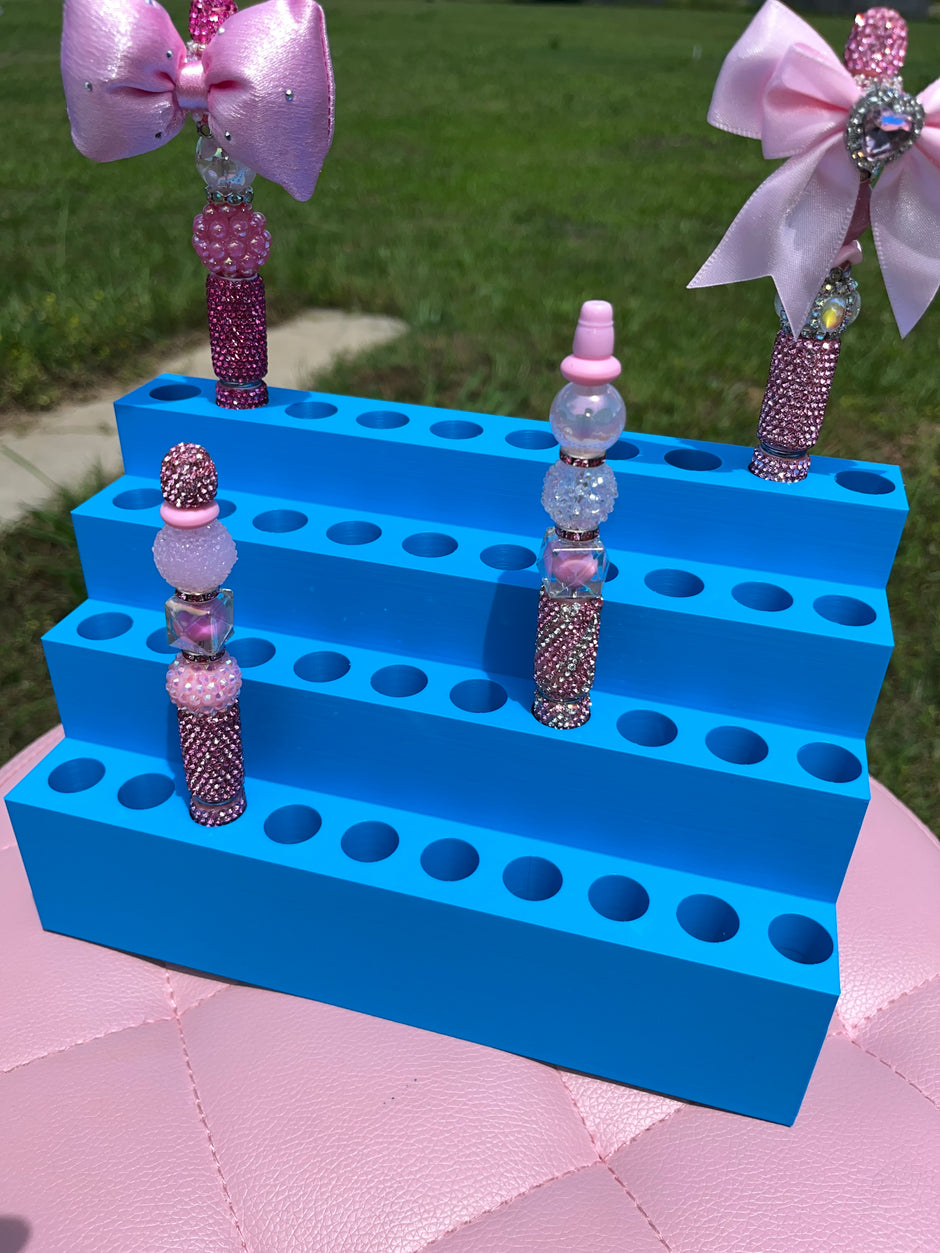 Pen Display for Clay Rhinestone Pens fits 40 pens (2 sizes)