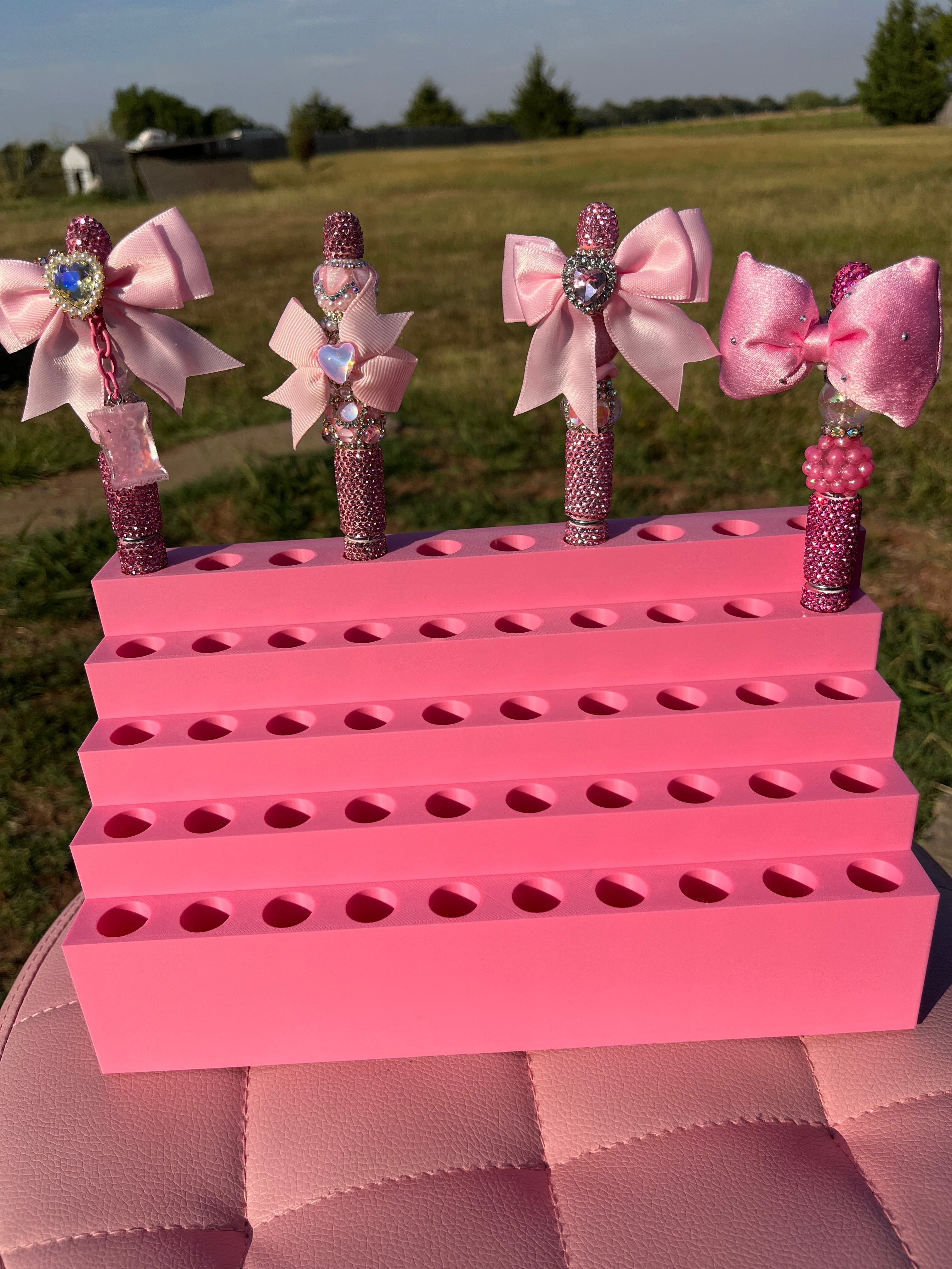 Pen Display for 50 Clay Rhinestone Pens (15mm)