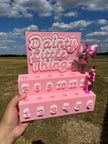 Display for Regular/Rhinestone Pens (13mm, 15mm) with numbers and name plate