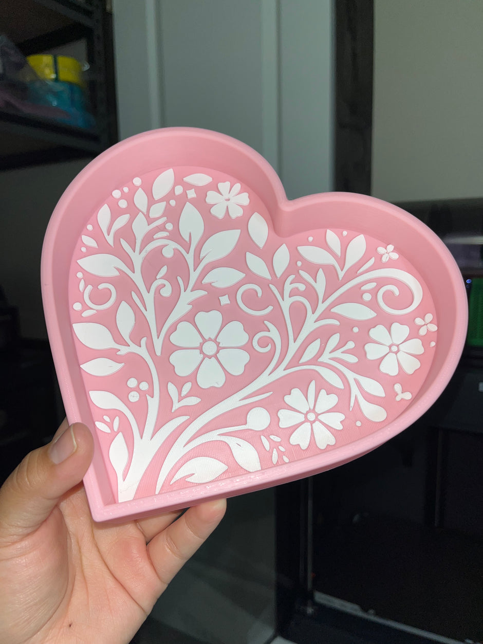 Heart Trinket Dish Tray