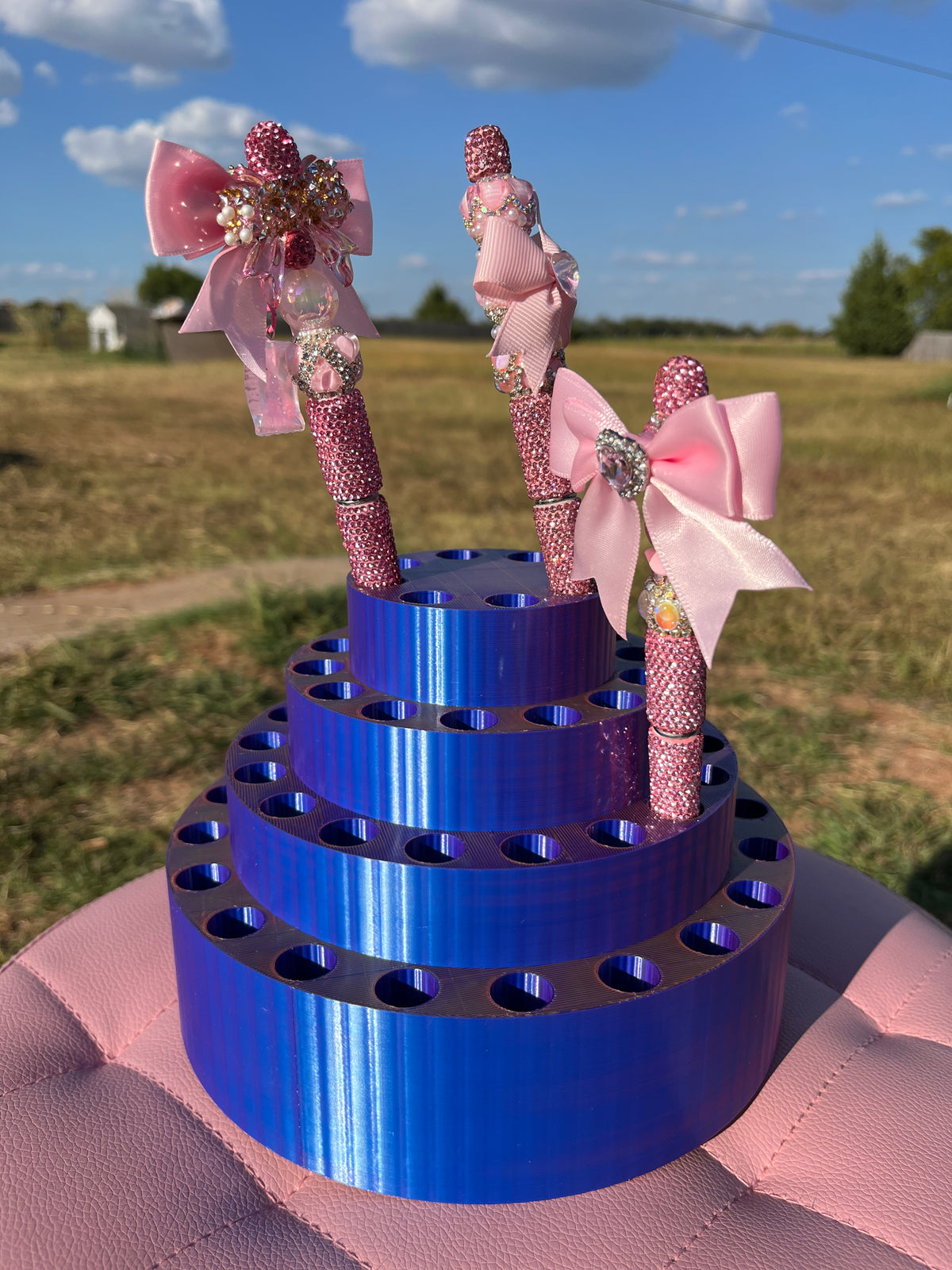 Round Display for 60 Rhinestone Pens (15mm)