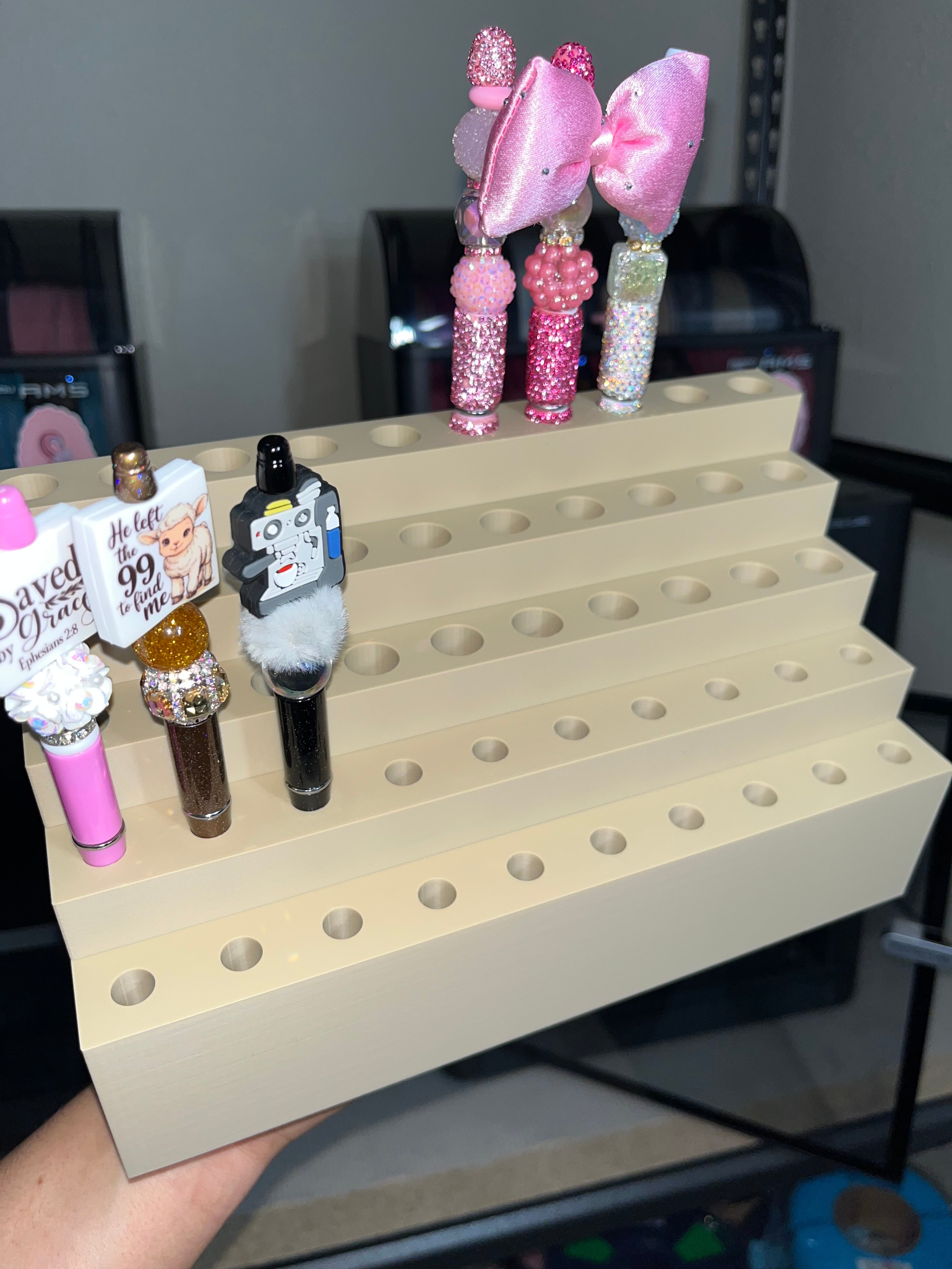Pen Display for 20 Regular pens & 30 Rhinestones pens (10mm, 15mm)