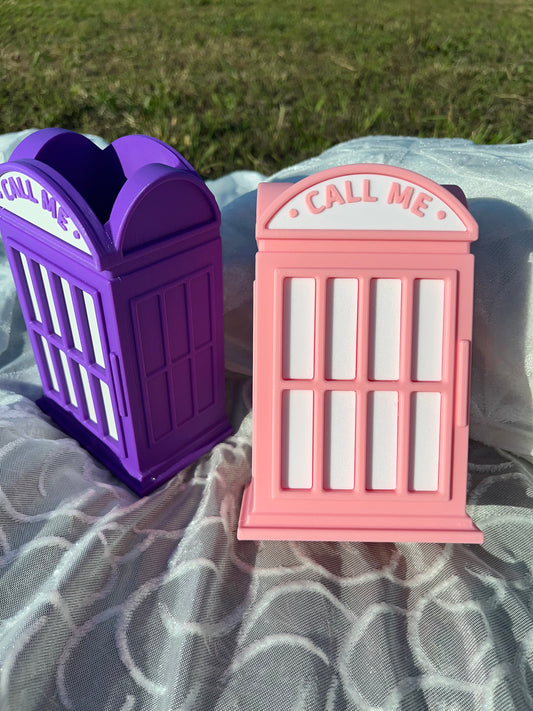 3D Printed “Phone Booth” Soap Holder