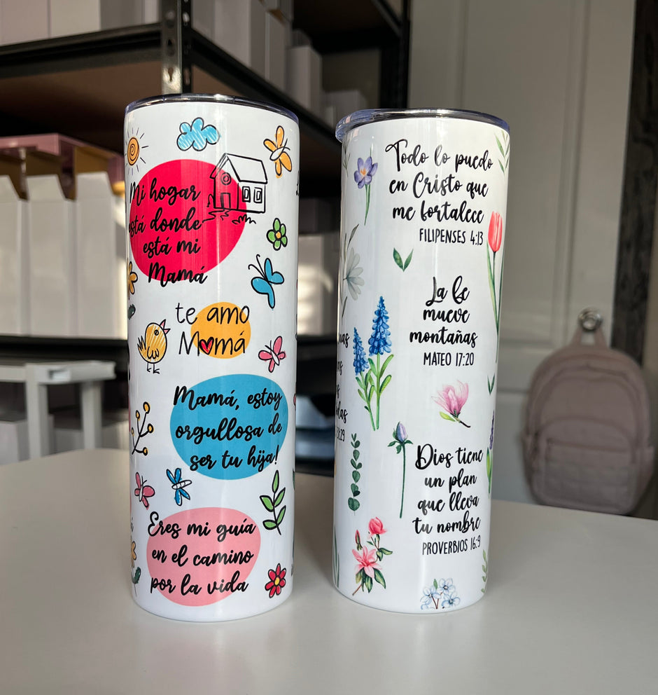 Mujer Virtuosa 20oz stainless steel tumblers