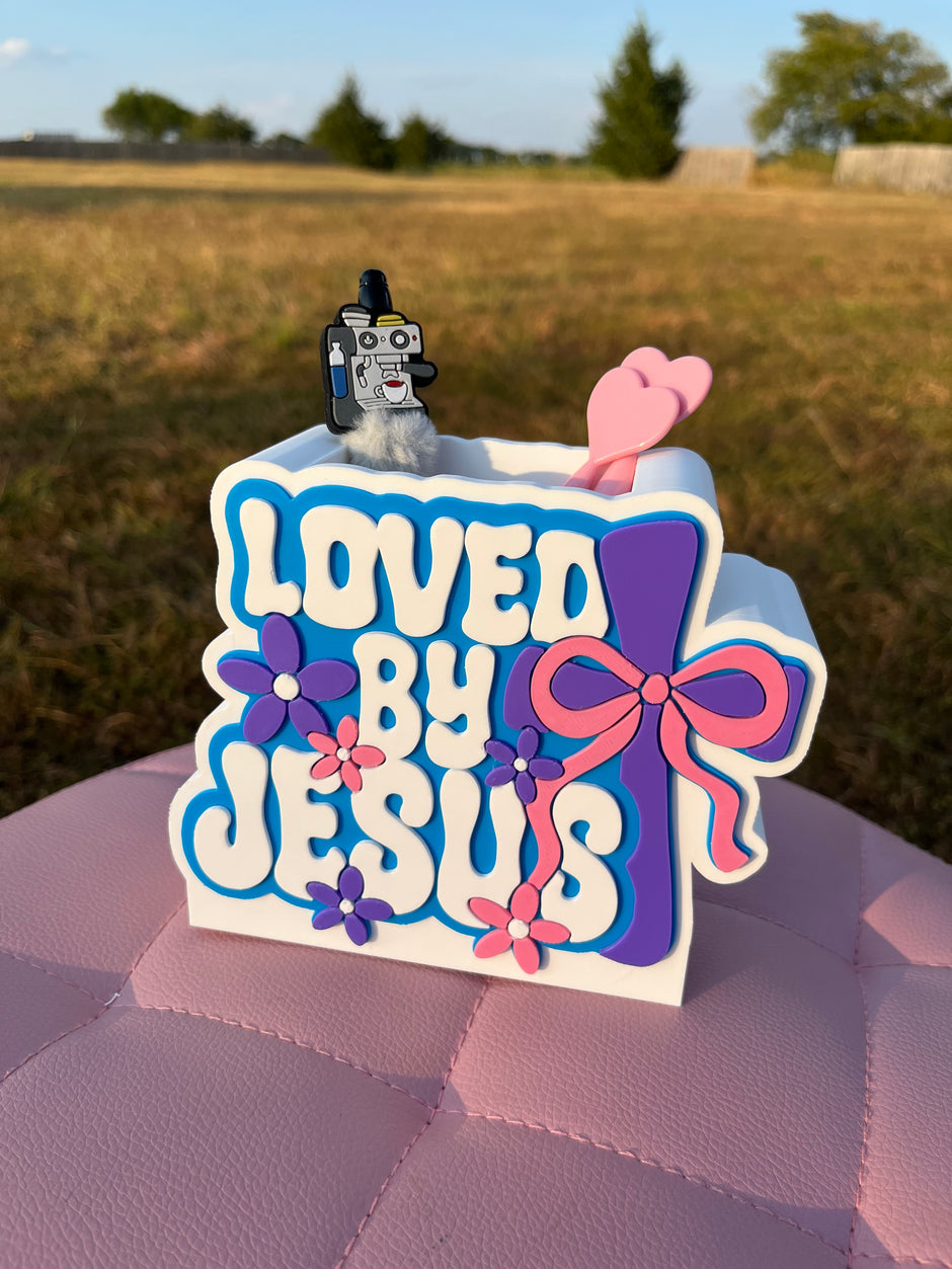 Loved by Jesus Pen Holder