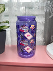 Book Romance 16oz glass cup