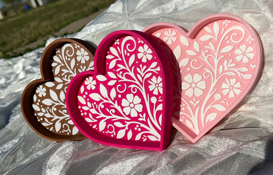 3D Printed “Heart” Trinket Dish Tray