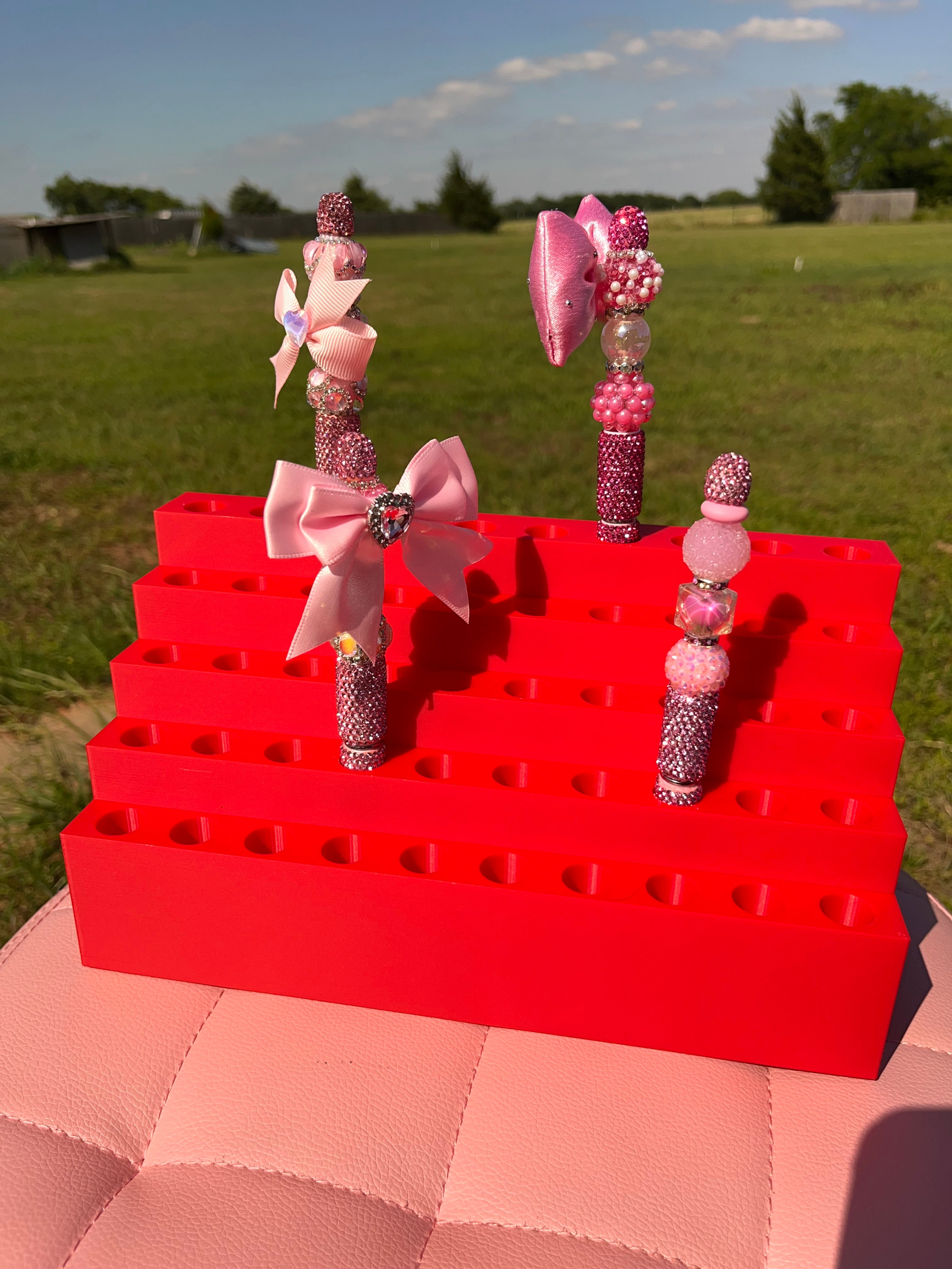 Pen Display for Clay Rhinestone Pens (fits 50 pens)