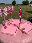 Rectangle Pen Stand with Tray