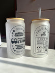 Cold Brew Coffee - 16oz frosted glass cups