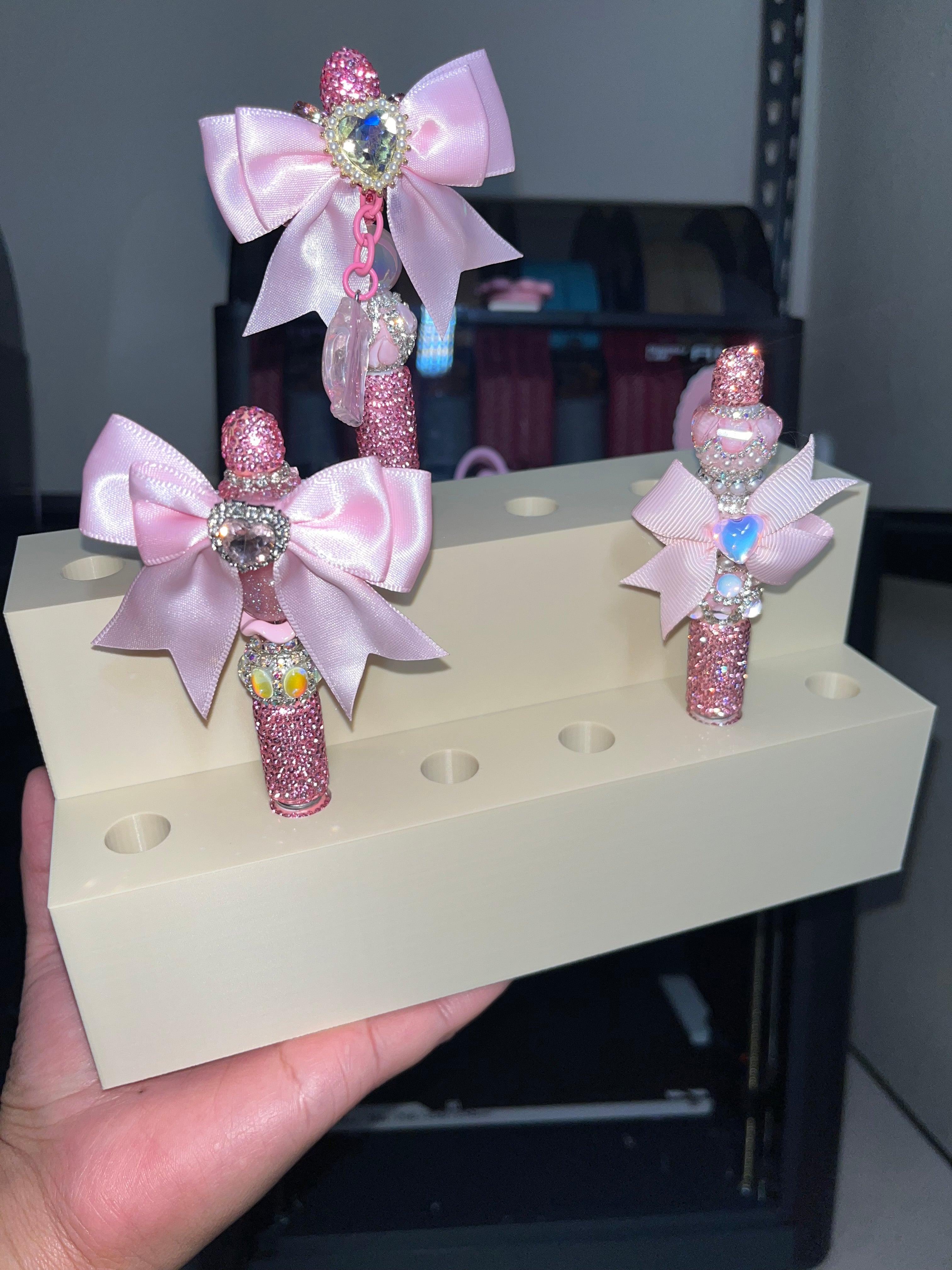 Pen Display for 12 Clay Rhinestone Pens (15mm)