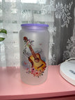 Lord is My Strength and My Song  16oz glass cup