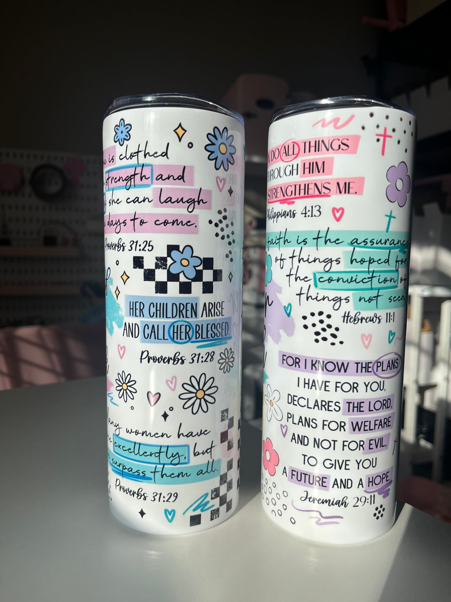Motherhood & Faith 20oz Stainless Steel Tumblers