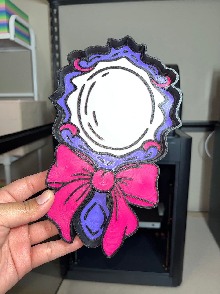 Handheld Mirror Trinket Dish