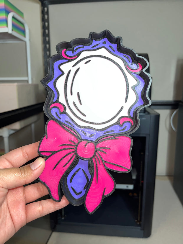 Handheld Mirror Trinket Dish
