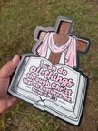 Faith Bible Verse Trinket Tray