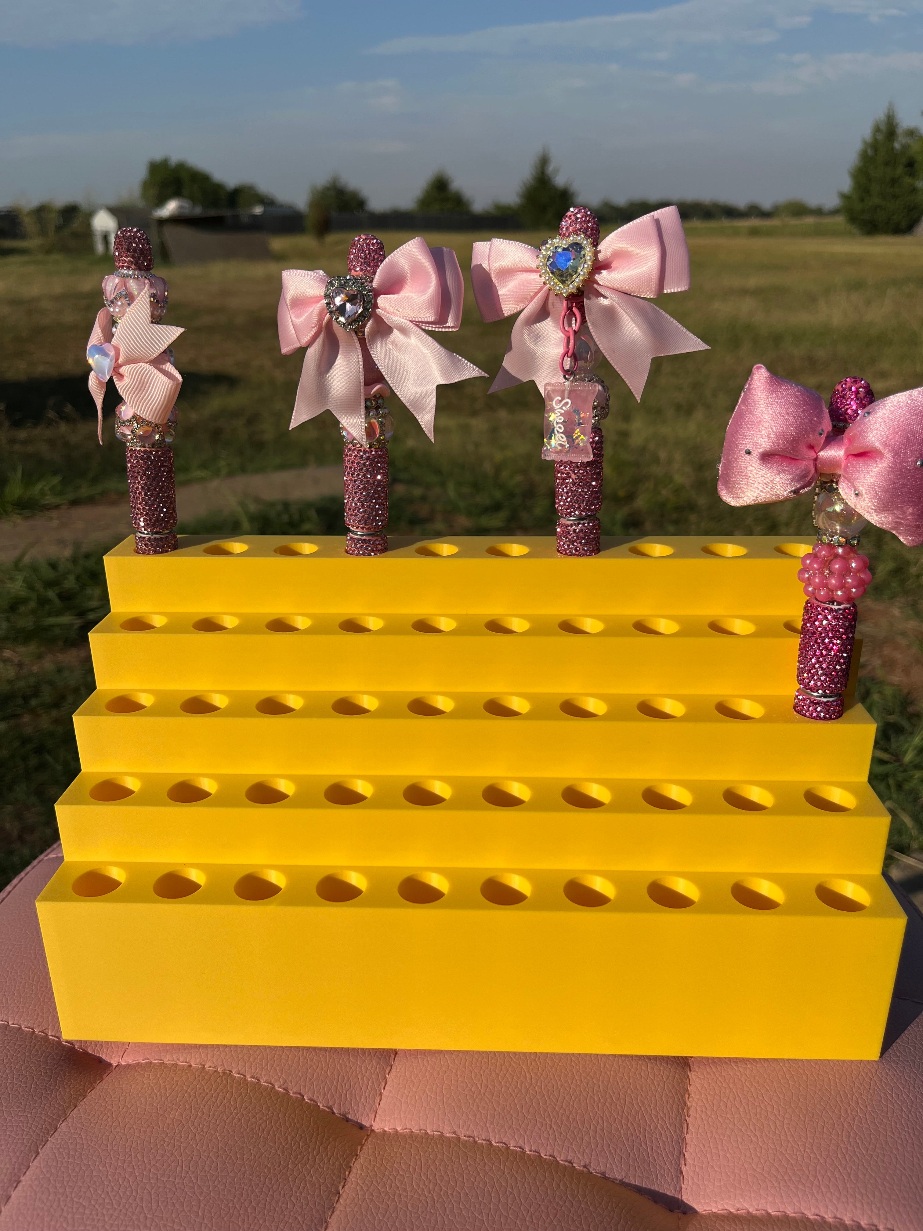 Pen Display for 50 Clay Rhinestone Pens (15mm)
