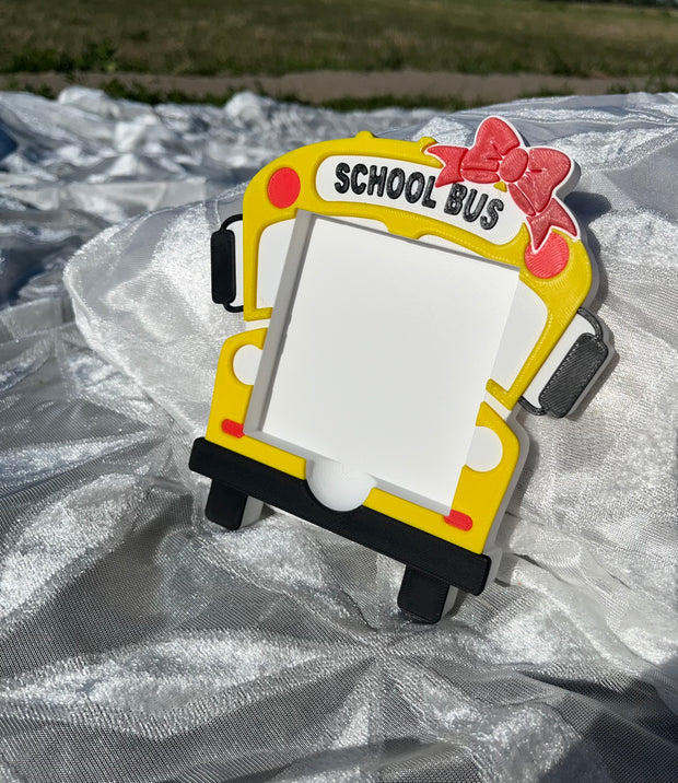 School Bus Sticky Notes Holder