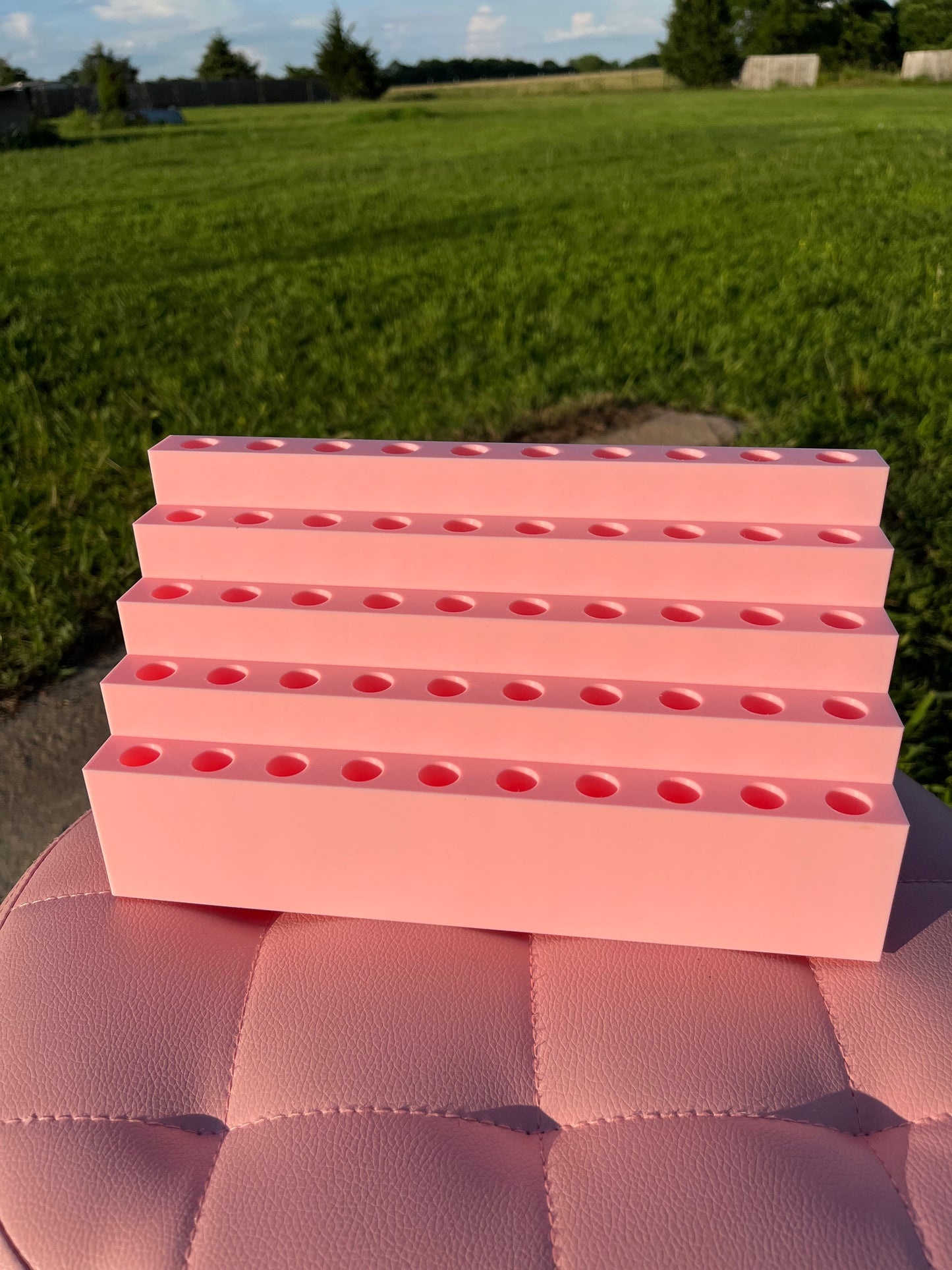 3D Printed Pen Display for Smaller Rhinestone Pens with NO Clay (50 slots)