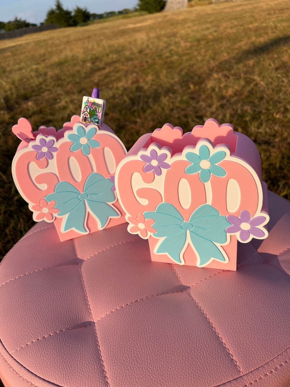 Pen Holder with name “God”