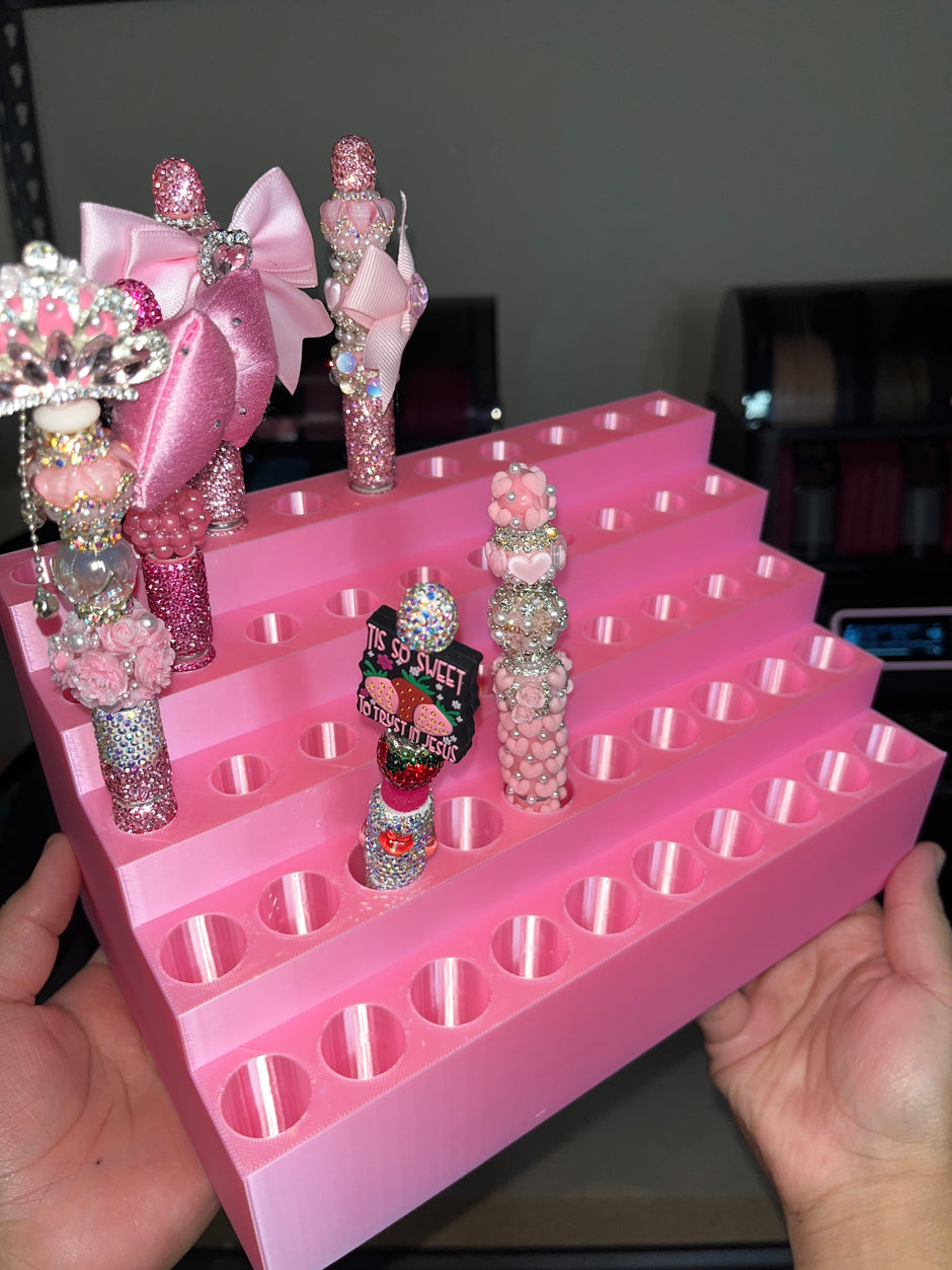 Pen Display for 30 Rhinestone Pens and 20 Character Pens (15mm, 20mm)