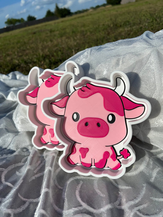 3D Printed “Baby Cow” Trinket Dish Tray