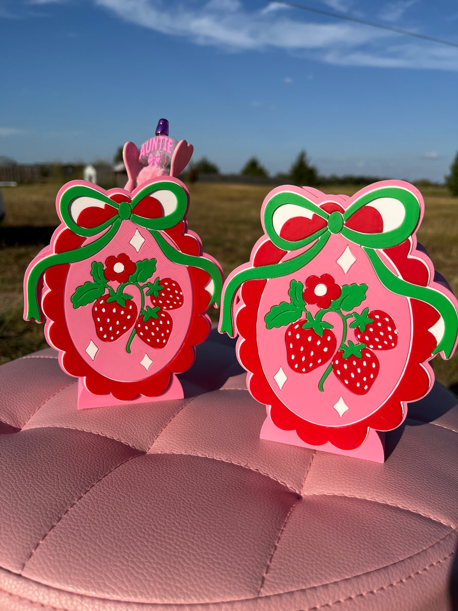 Strawberry Pen Holder