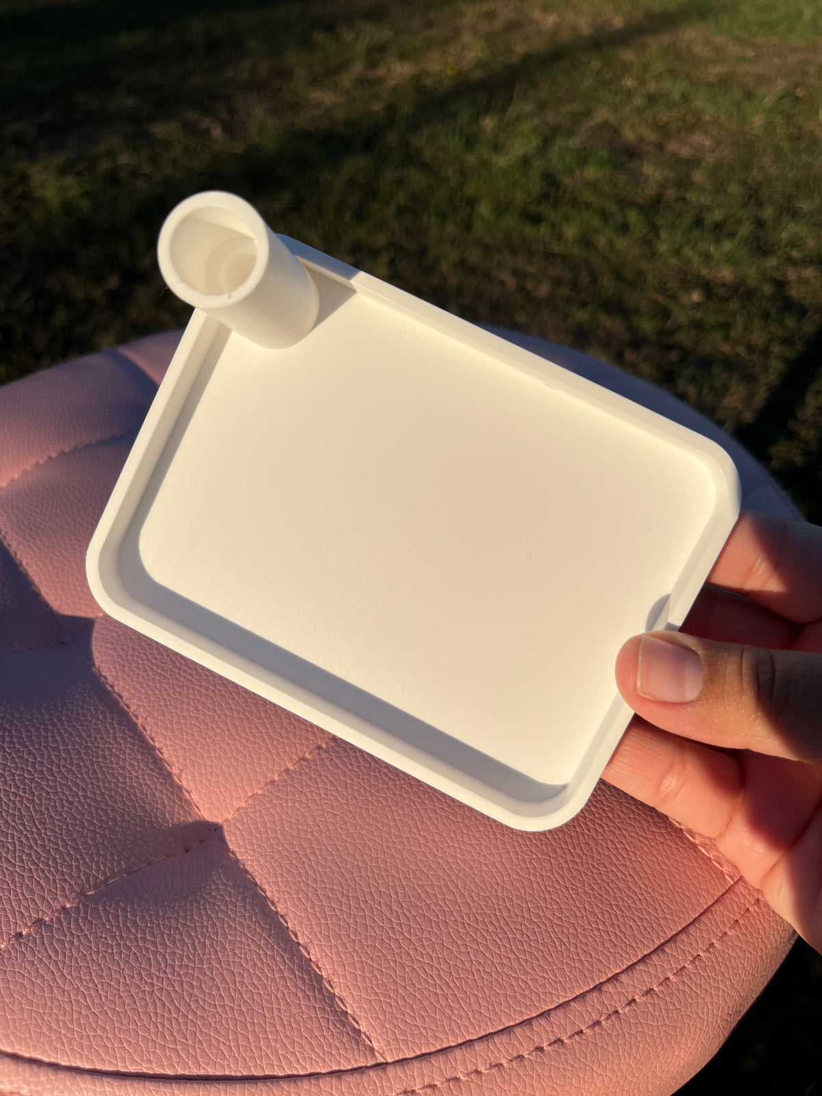 Rectangle Pen Stand with Tray for Regular or Rhinestone Pens